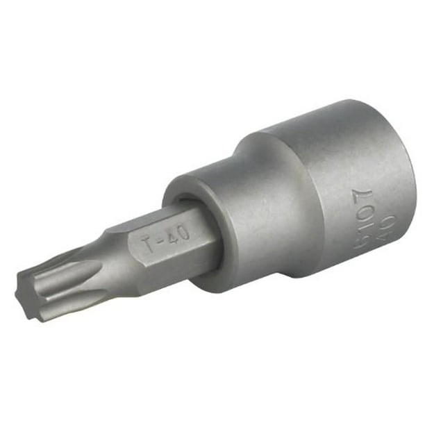 OTC 6107 Standard TORX Socket - T40, 3/8 Square Drive 3/8 Square Drive OTC 6107 Standard TORX Socket - T40, 3/8 Square Drive 3/8 Square Drive